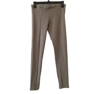LA Made Large Tan Leggings With Tuxedo Seam Down Front & Back